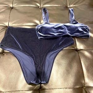 Aerie two piece high waisted bathing suit